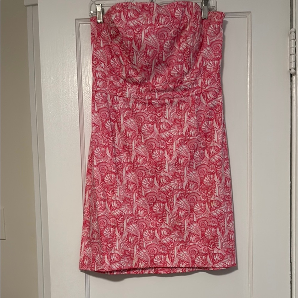 Vineyard Vines Pink Strapless Sheath Dress for Cocktail